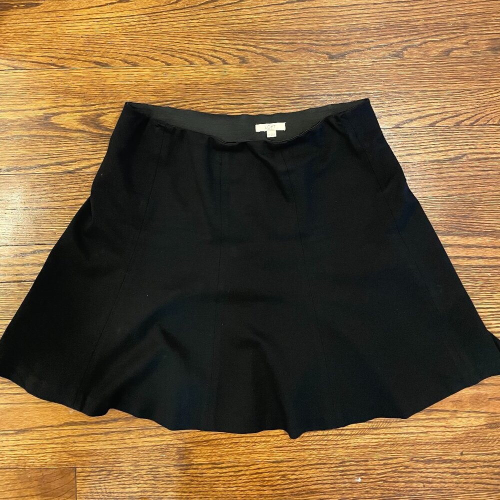Black Short Flowy Skirt